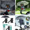 Support Téléphone Moto avec Mini Parapluie Pare-Soleil et Anti-Pluie (tripod moto)